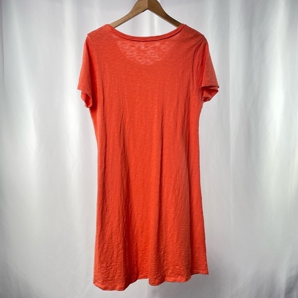 Soft Surroundings Cotton Marchesa Dress in Mango Size Large - Picture 6 of 7